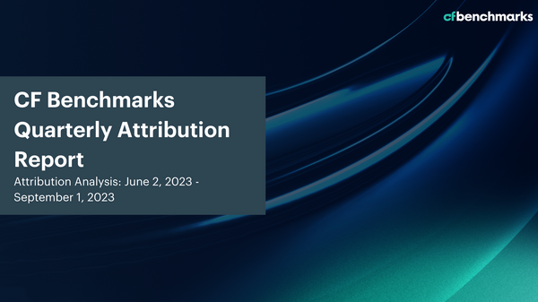 CF Benchmarks Quarterly Attribution Reports - September 2023