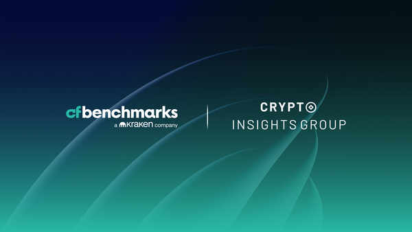 Crypto Insights Group rolls out key CF Benchmarks portfolio indices to institutional clients